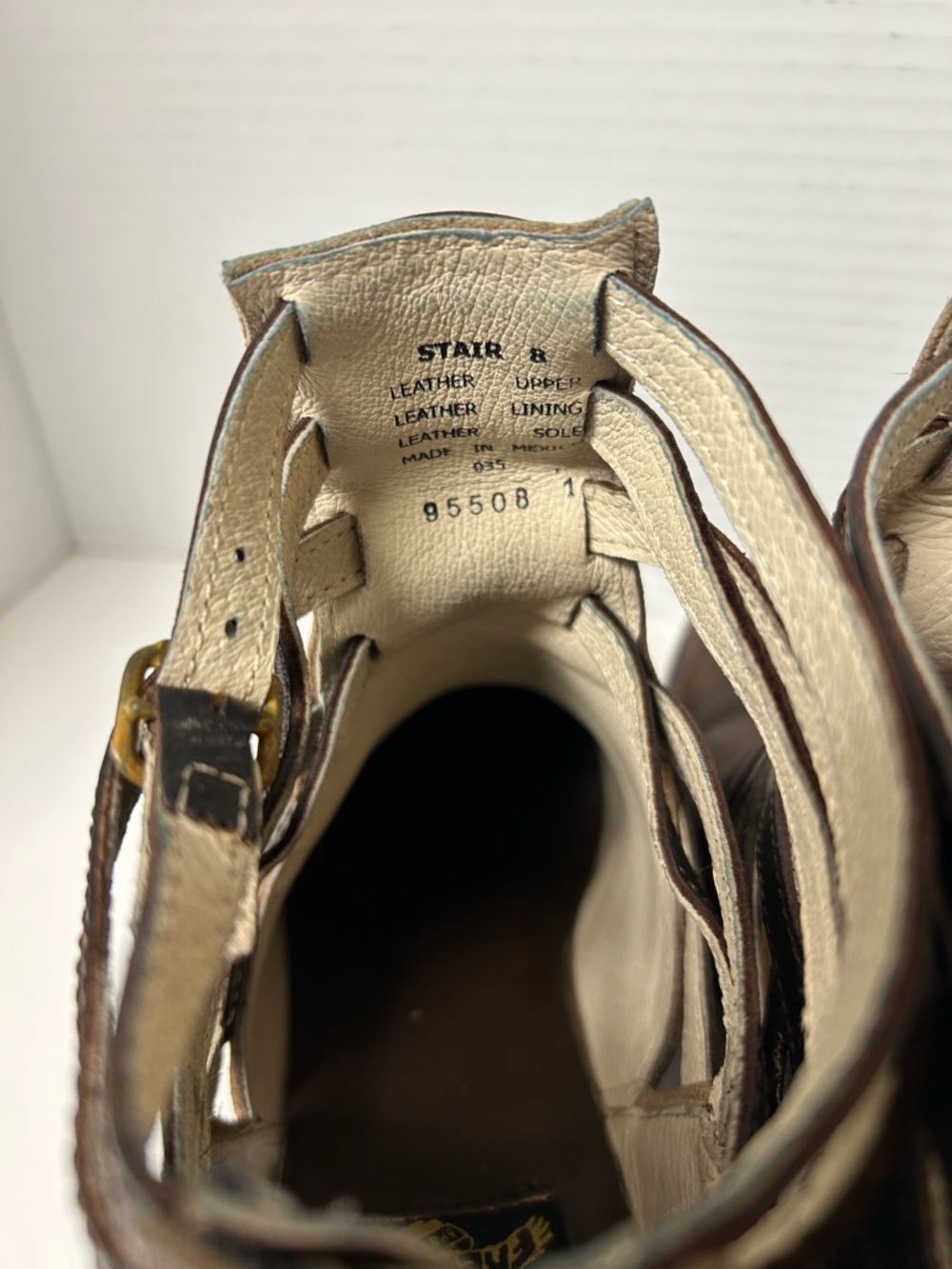 Freebird by Steven Stair Brown Distressed Leather Ankle Booties Boho Hippie Sz 8 - Picture 8 of 9
